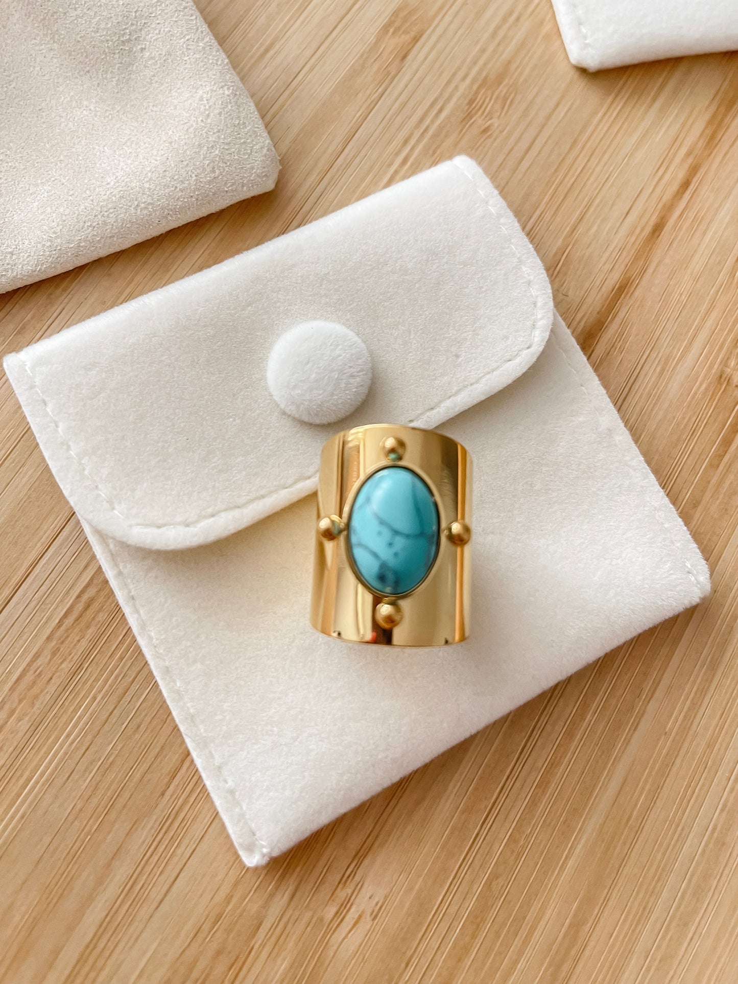 Ayla turquoise ring