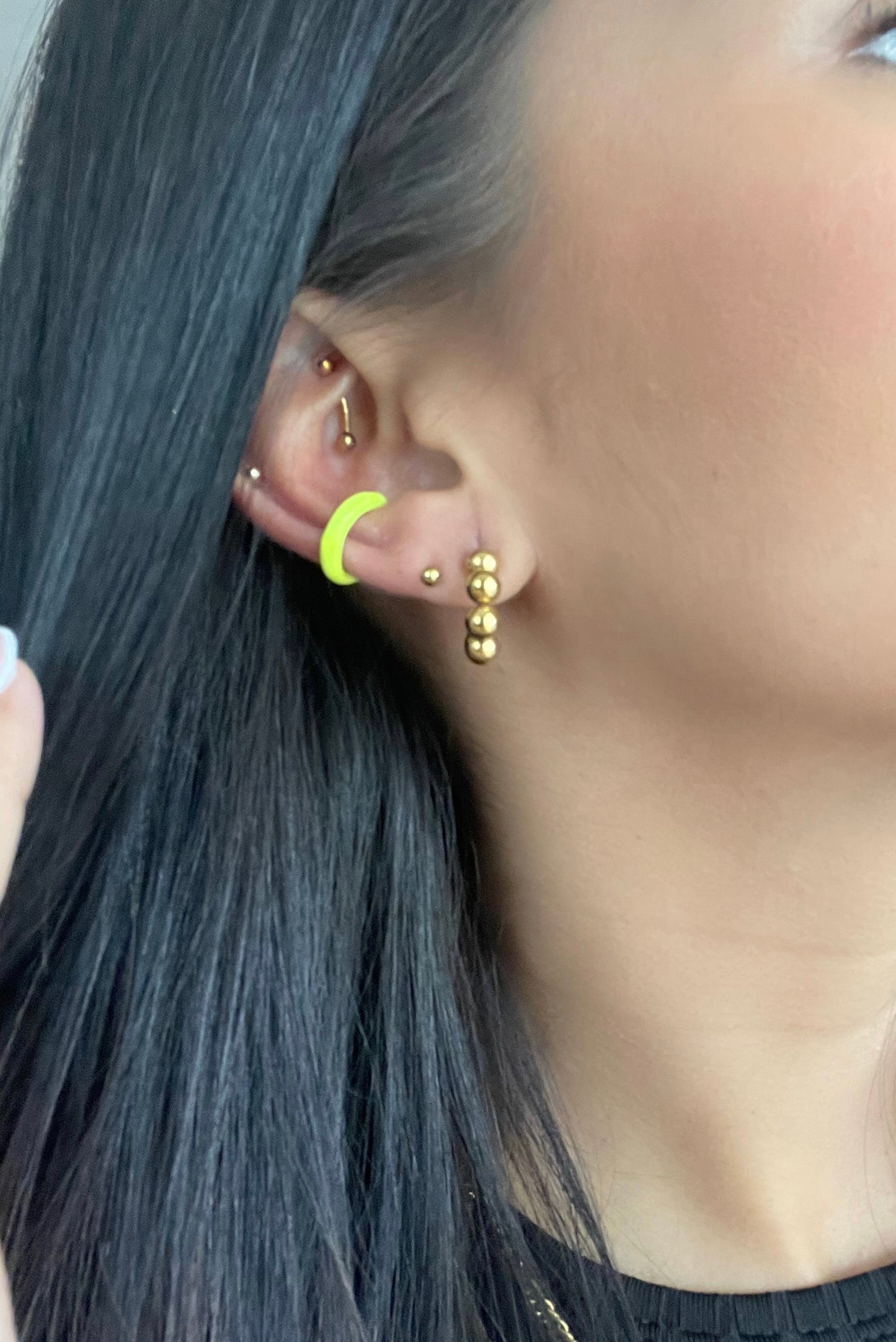 Neon ear cuff