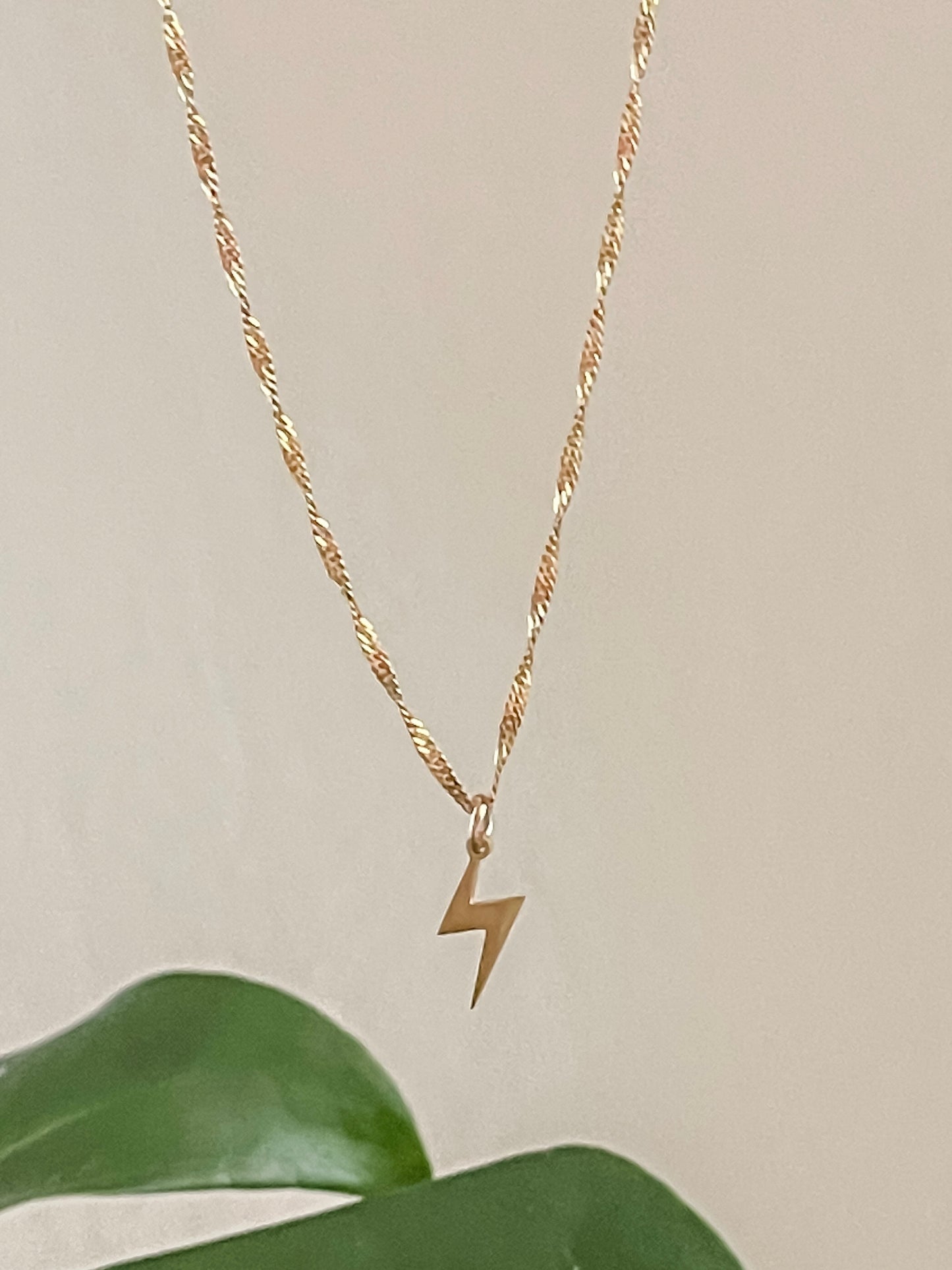 Bolt necklace