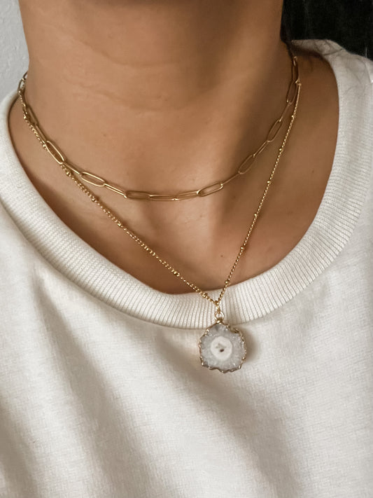 Quartz necklace