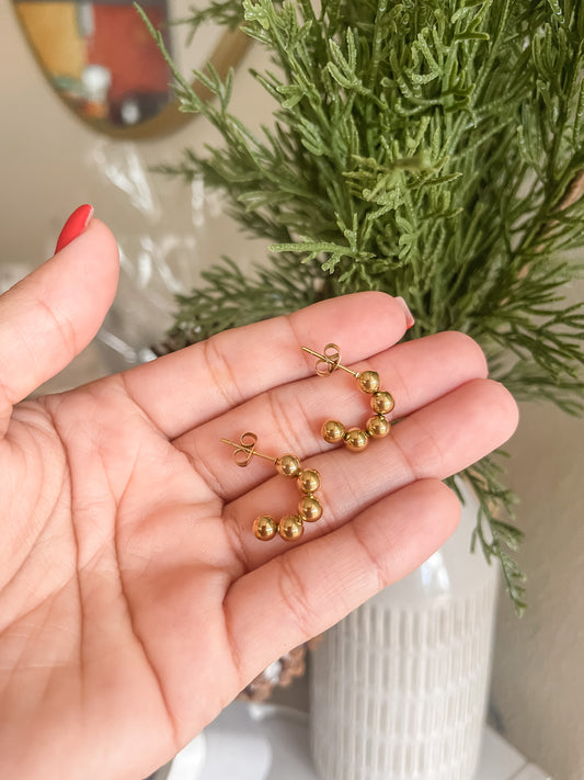 Beaded hoops