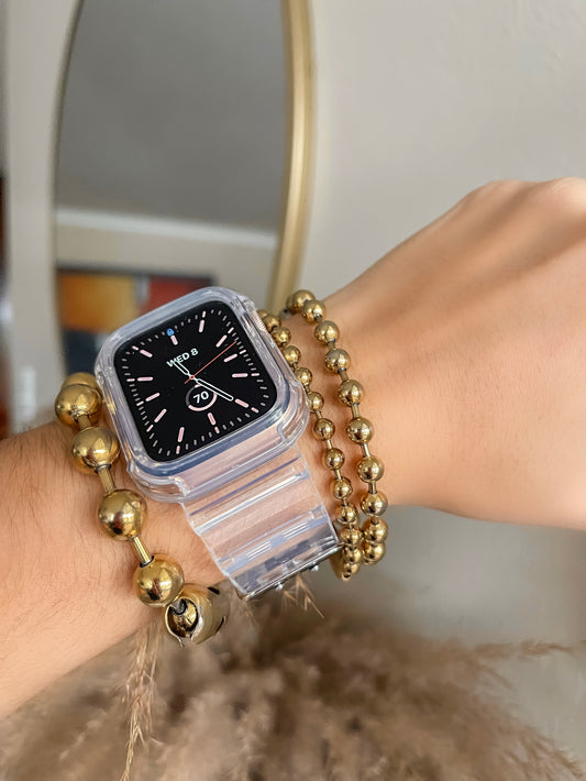 Clear Apple Watch band