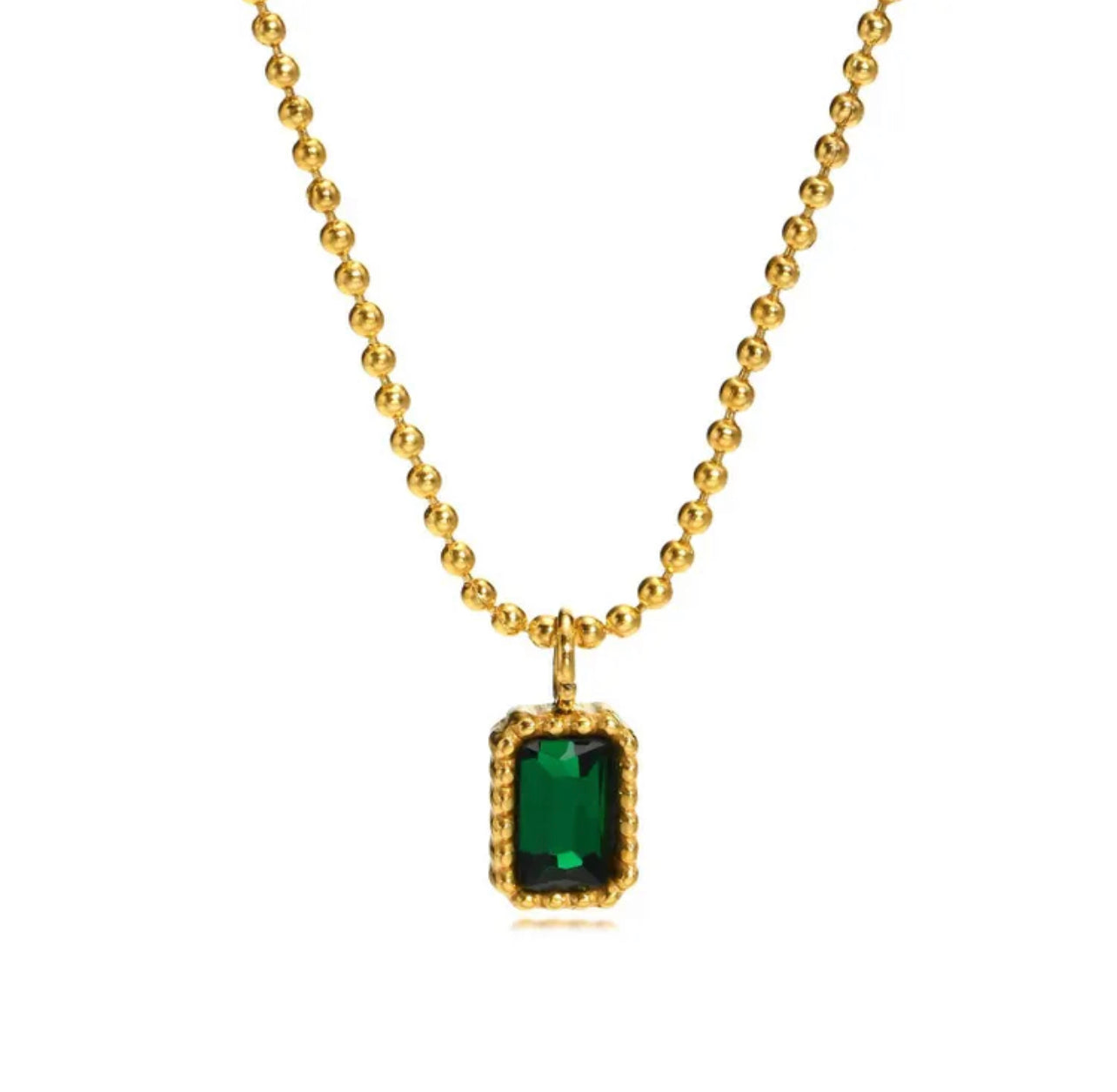 Emerald necklace